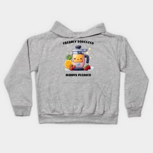 Fruit Juicer Freshly Squeezed Always Pleased Funny Health Novelty Kids Hoodie